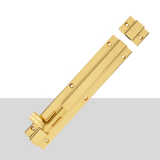 V Hex Brass Tower Bolt 1/2
